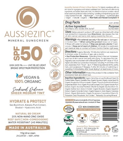 Label HYD - AussieZinc Hyd